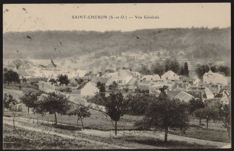 SAINT-CHERON.- Vue générale (29 juillet 1924).