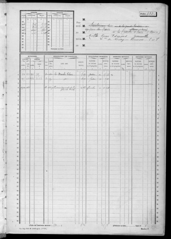 MORSANG-SUR-ORGE. - Matrice des propriétés non bâties : folios 492 à 792 [cadastre rénové en 1959]. 