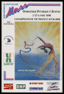 EVRY. - Championnat de France scolaire de gymnastique rythmique et sportive, Arènes de l'Agora, 5 mai-6 mai 1990. 