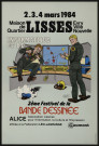 LISSES. - 2ème festival de la bande dessinée, Maison de quartier, 2 mars-4 mars 1984. 