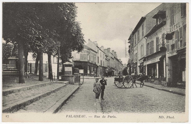 PALAISEAU. - Rue de Paris [Editeur ND, 1916]. 