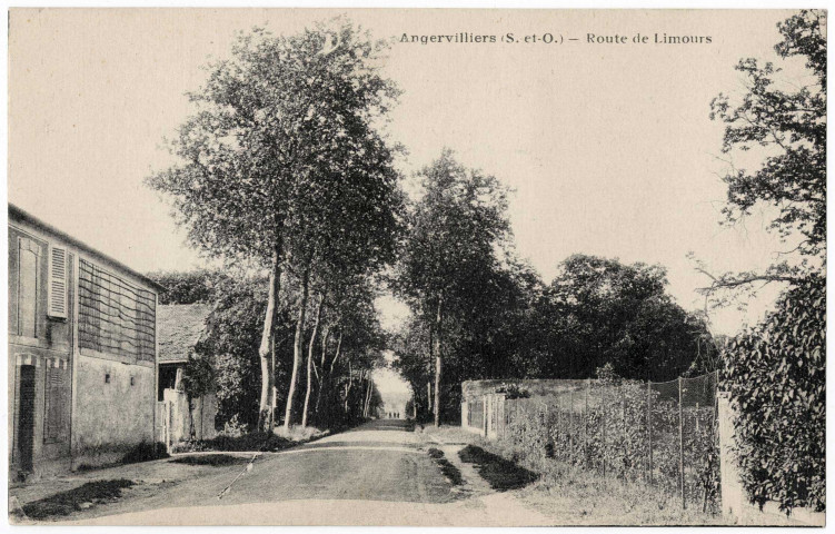 ANGERVILLIERS. - Route de Limours, 26 lignes. 