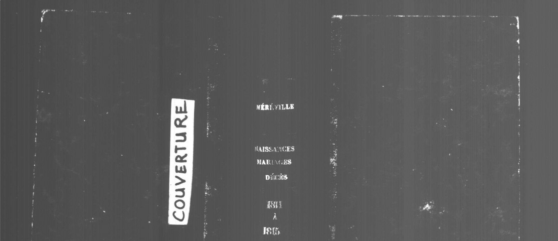 MEREVILLE . Naissances, mariages, décès : registre d'état civil (1811-1815). 