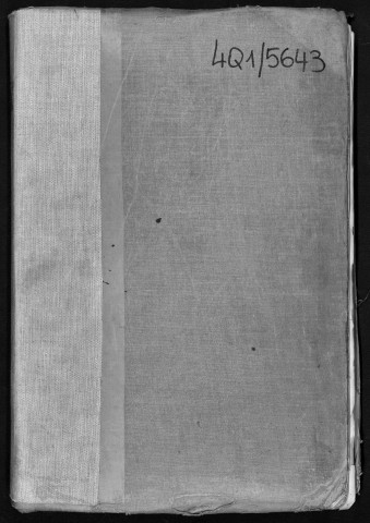 Conservation des hypothèques de CORBEIL. - Répertoire des formalités hypothécaires, volume n° 236 : A-Z (registre ouvert en 1864). 
