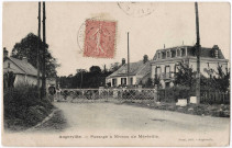 ANGERVILLE. - Passage à niveau de Méréville, Rossi, 1906, 17 lignes, 10 c, ad. 