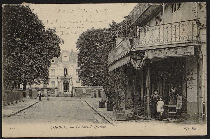 Corbeil-Essonnes.- La sous-préfecture. 