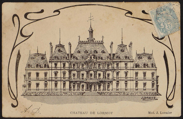 LONGPONT-SUR-ORGE. - Lormoy. Château (18 septembre 1904).