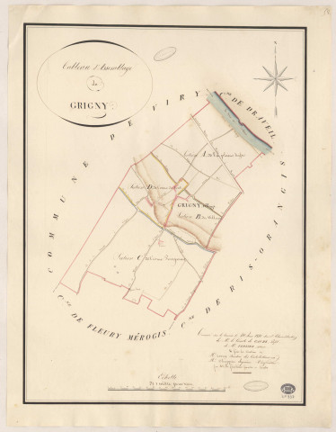 GRIGNY. - Plan d'assemblage. 