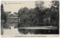 BALLANCOURT-SUR-ESSONNE. - Pont sur la rivière d'Essonne, S. et O. artistique, Paul Allorge. 