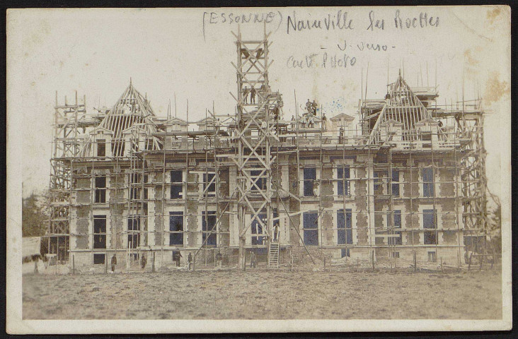NAINVILLE-LES-ROCHES.- Réfection du château [1904-1910].