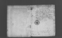 COURCOURONNES. Naissances, mariages, décès : registre d'état civil (1808-1830). 