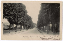 ARPAJON. - Boulevard de la Gare, BF, 1903, 9 mots, 10 c, ad. 