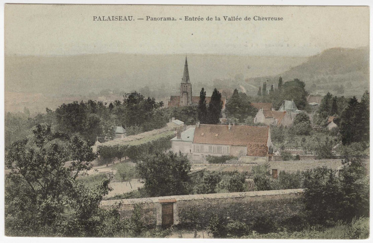 PALAISEAU. - Panorama du bourg. Entrée de la vallée de Chevreuse. 