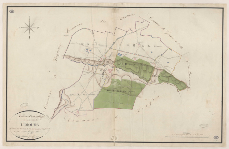 LIMOURS-EN-HUREPOIX. - Plan d'assemblage. 