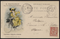 LONGJUMEAU.- Cycles et automobiles A. Bailleau, transformation de motocycles en voiturettes (14 mai 1902).