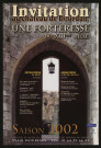 DOURDAN. - Invitation au château de Dourdan. Une forteresse du XIIIème siècle : expositions, animations, 2002. 