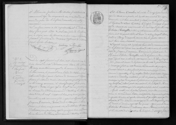 GRANGES-LE-ROI (LES). Naissances, mariages, décès : registre d'état civil (1861-1874). 