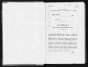 Conservation des hypothèques de CORBEIL. - Répertoire des formalités hypothécaires, volume n° 619 : A-Z (registre ouvert en 1941). 