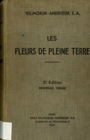 Les fleurs de pleine terre