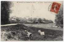 EPINAY-SOUS-SENART. - Les Villas. Route de Boussy. Mulard (1912), 13 lignes, 10 c, ad. 