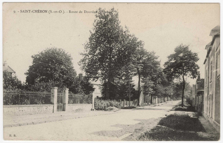 SAINT-CHERON. - Route de Dourdan [Editeur Royer, 1905]. 