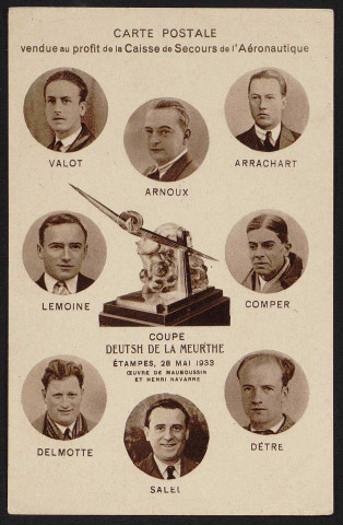 Coupe Deutsh de la Meurthe à Etampes le 28 mai 1933 (4 juin 1934).