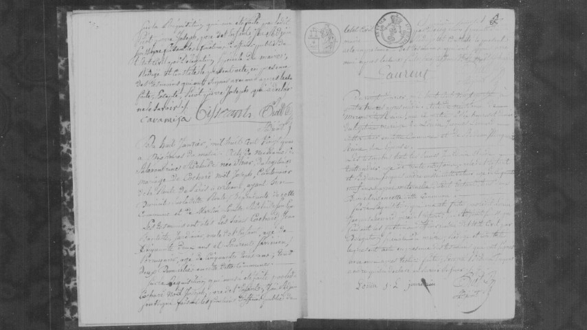 BOISSY-SOUS-SAINT-YON. Naissances, mariages, décès : registre d'état civil (1824-1831). 