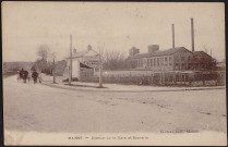 MAISSE.- Avenue de la gare et la sucrerie, 1916.