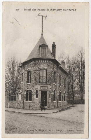 SAVIGNY-SUR-ORGE. - Hôtel des postes de Savigny-sur-Orge [Editeur Vaurs]. 