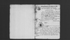 CHEPTAINVILLE. Naissances, mariages, décès : registre d'état civil (1807-1816). 