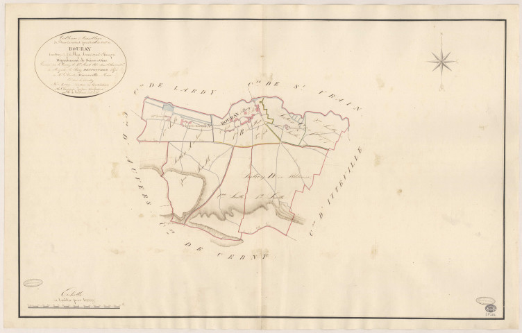 BOURAY-SUR-JUINE. - Plan d'assemblage. 