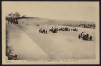 Linas.- Autodrome de Linas-Montlhéry, Domaine de Saint-Eutrope : Un départ de courses [1925-1935]. 