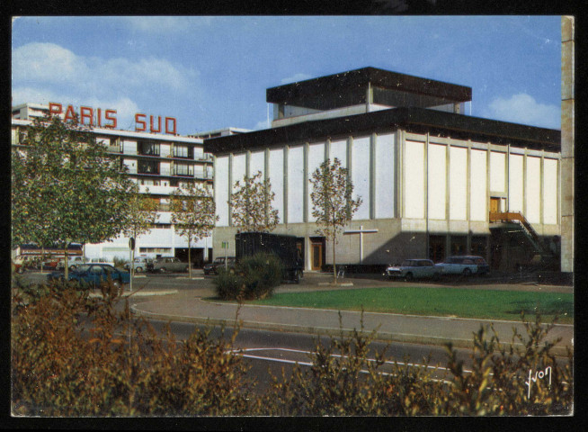 MASSY. - Grand ensemble de Massy-Antony. Eglise Saint-Paul. (Edition Yvon, 1989, couleur.) 