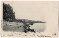 ATHIS-MONS. - Bord de la Seine à Athis, Marquignon, 1903, 1 ligne, 10 c, ad. 