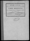 FONTENAY-LE-VICOMTE. Tables décennales (1802-1902). 