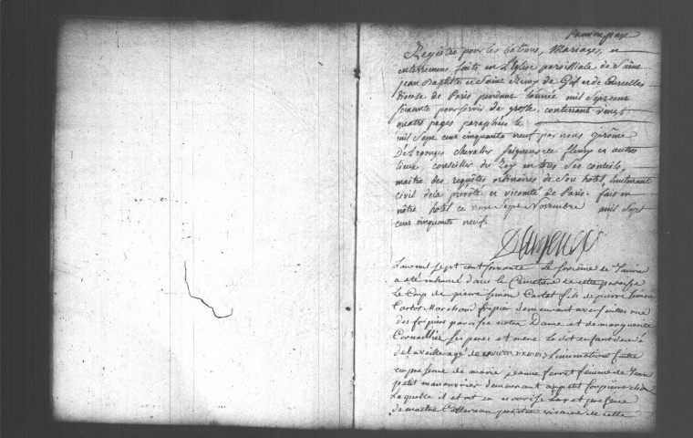 GIF-SUR-YVETTE. Paroisse Saint-Jean-Baptiste et Saint-Rémy : Baptêmes, mariages, sépultures : registre paroissial (1751-1760). 