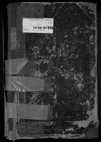 MORSANG-SUR-ORGE. - Matrice des propriétés bâties et non bâties : folios 1 à 301 [cadastre rénové en 1959]. 