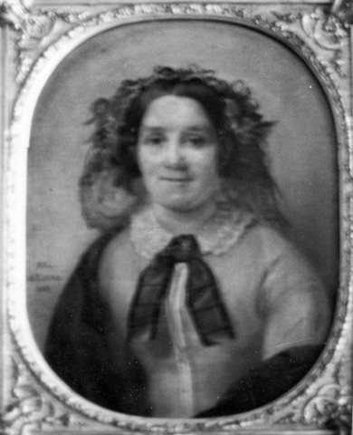 tableau : portrait d'une jeune femme non identifiée
