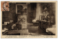 FERTE-ALAIS (LA). - La Michaudière, hôtel-restaurant, la salle à manger [1935, timbre à 25 centimes, sépia]. 
