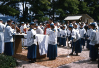 Messe dans l'enclos de la chapelle SAINT-BLAISE, 19 juin 1960. 