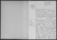 YERRES. - Décès : registre d'état civil.