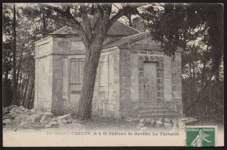 SAINT-CHERON.- Château de Baville : la Thébaïde (28 août 1909).