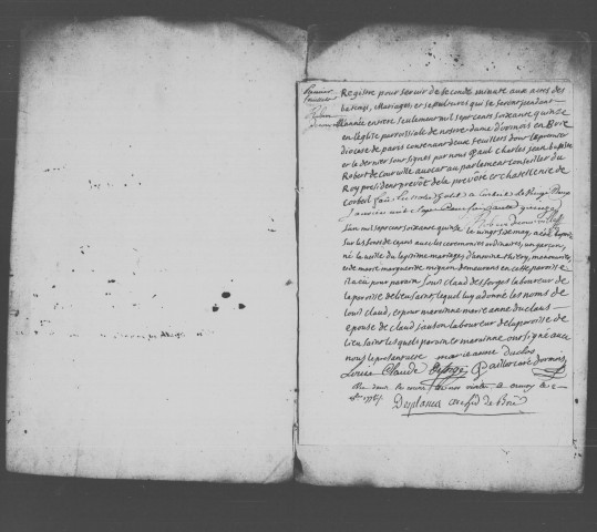 ORMOY-EN-BRIE. Paroisse Notre-Dame (TIGERY) : Baptêmes, mariages, sépultures : registre paroissial (1774-1792). 