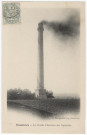 ESSONNES. - La grande cheminée des papeteries Darblay, Beaugeard. 
