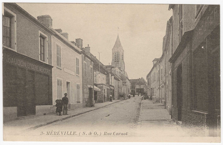 MEREVILLE. - Rue Carnot [Editeur Royer]. 