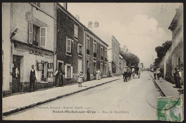 SAINT-MICHEL-SUR-ORGE.- Rue de Montlhéry [1907-1910].