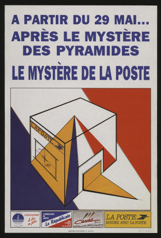 EVRY. - Après le mystère des pyramides, le mystère de la poste (1989). 