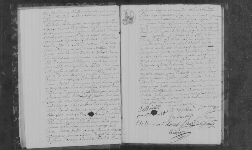 ARPAJON. Mariages : registre d'état civil (1807-1814). 