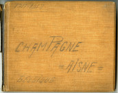Album photographique, Champagne, Aisne et Belgique, 1917-1918.