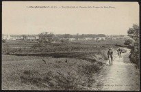 Cheptainville.- Vue générale et chemin de la ferme du Bois-blanc (mai 1916). 